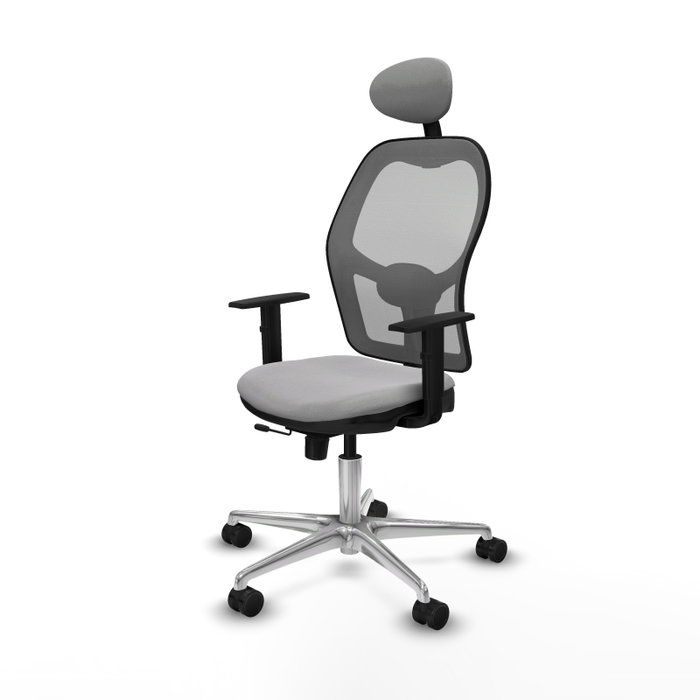 PIQUERAS Y CRESPO Silla de oficina Jorquera Gris con Mecanismo Sincro/Traslack PIQUERAS Y CRESPO Silla de oficina Jorquera Gris con Mecanismo Sincro/Traslack