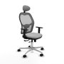 PIQUERAS Y CRESPO Silla de oficina Jorquera Gris con Mecanismo Sincro/Traslack