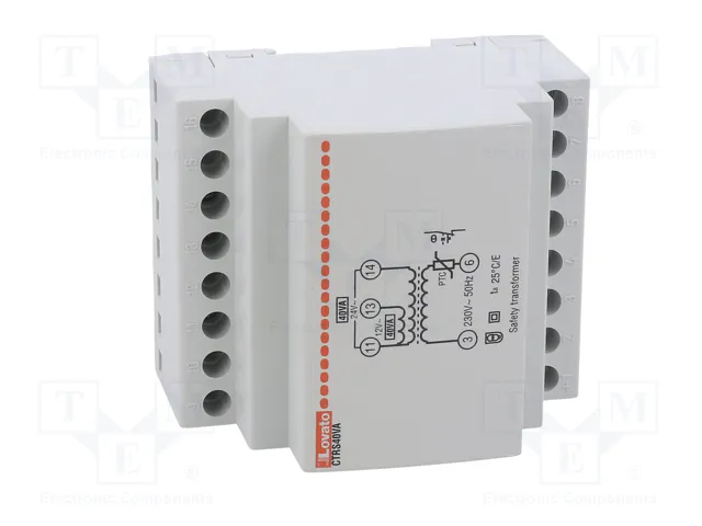 LOVATO ELECTRIC CTRS40VA Transformador de red 40VA 230VAC 12V/24V para raíl DIN