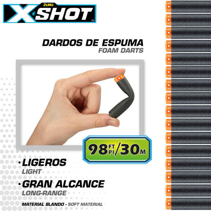 X-Shot Skins Lock Baster Pistola de dardos con sistema de bloqueo