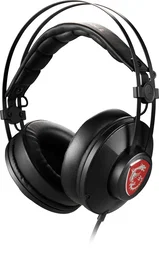 MSI H991 Auriculares Gaming Alámbrico para Diadema - Circumaural, Frecuencia 20-20000 Hz, 32 Ohm, Negro - Con Micrófono Integrado, Conector 3.5 mm (s37-21000a1-v33)