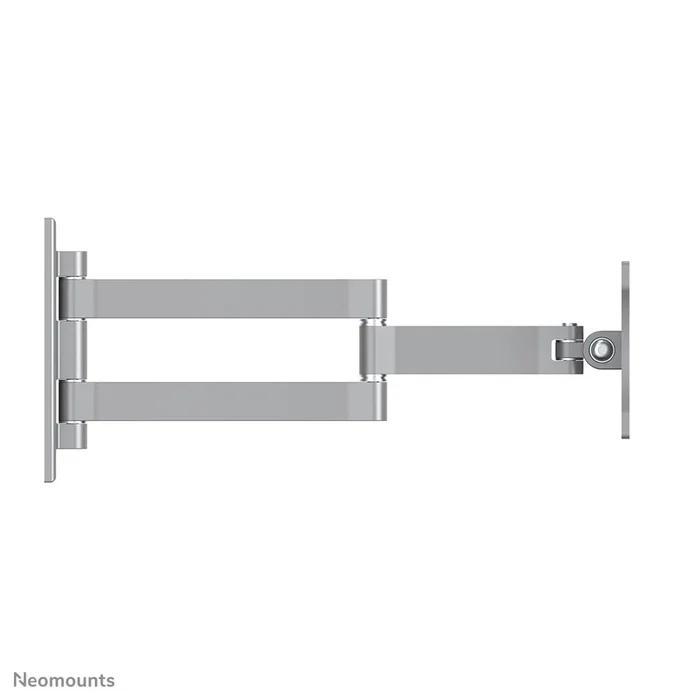 Neomounts FPMA-W830 Soporte de Pared para TV/Pantalla, Movimiento Completo (Giro, Inclinación, Rotación), hasta 27" (68.6 cm), 12 kg, VESA 75x75/100x100, Color Plata