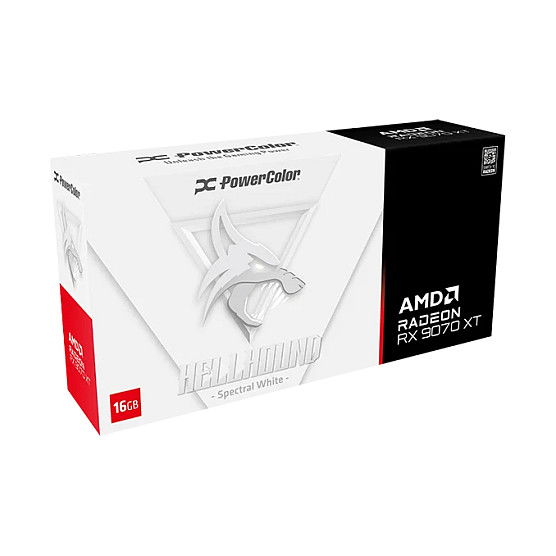 PowerColor RX 9070 XT 16GB GDDR6 3Fan Spectral White OC Tarjeta Gráfica PowerColor RX 9070 XT 16GB GDDR6 3Fan Spectral White OC Tarjeta Gráfica
