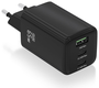 Aisens Cargador GaN 65W con 2x USB-C y 1x USB-A, Negro