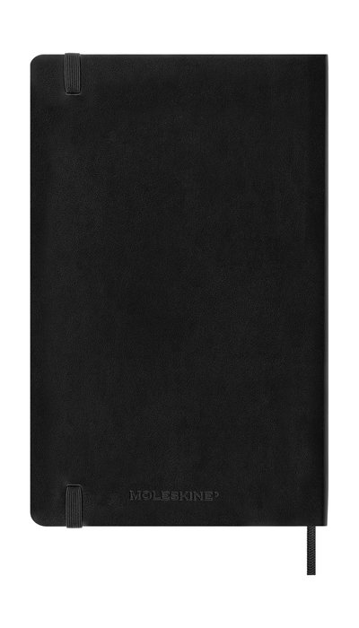 Moleskine DSB18WN3Y26 Agenda Semanal 18 Meses L (13 x 21 cm) Negra Tapa Blanda