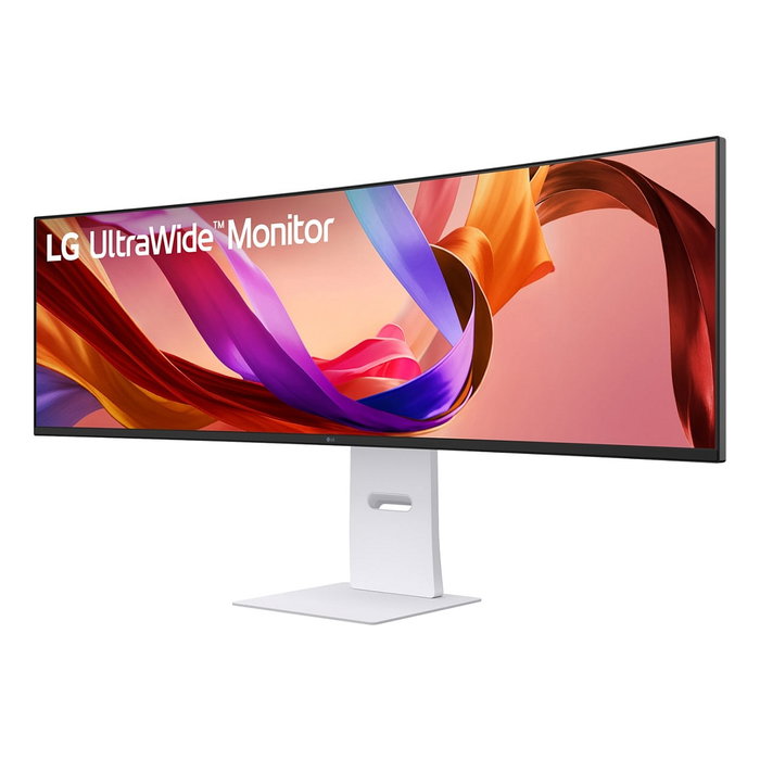 LG 49U950A-W Monitor Gaming 49" Dual QHD 5120x1440 Nano IPS Curvo 32:9 144Hz 5ms HDR400 G-Sync FreeSync Premium Pro 2x HDMI 2.1 DisplayPort USB-C 90W Altavoces 10W VESA Negro