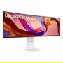 LG 49U950A-W Monitor Gaming 49" Dual QHD 5120x1440 Nano IPS Curvo 32:9 144Hz 5ms HDR400 G-Sync FreeSync Premium Pro 2x HDMI 2.1 DisplayPort USB-C 90W Altavoces 10W VESA Negro
