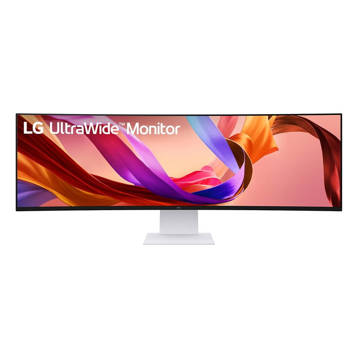 LG 49U950A-W Monitor Gaming 49" Dual QHD 5120x1440 Nano IPS Curvo 32:9 144Hz 5ms HDR400 G-Sync FreeSync Premium Pro 2x HDMI 2.1 DisplayPort USB-C 90W Altavoces 10W VESA Negro