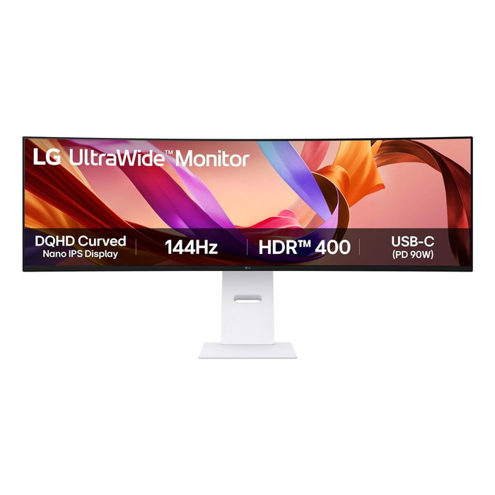 LG Monitor 49U950A-W UltraWide Curvo 49 pulg Dual QHD 144 Hz Nano IPS