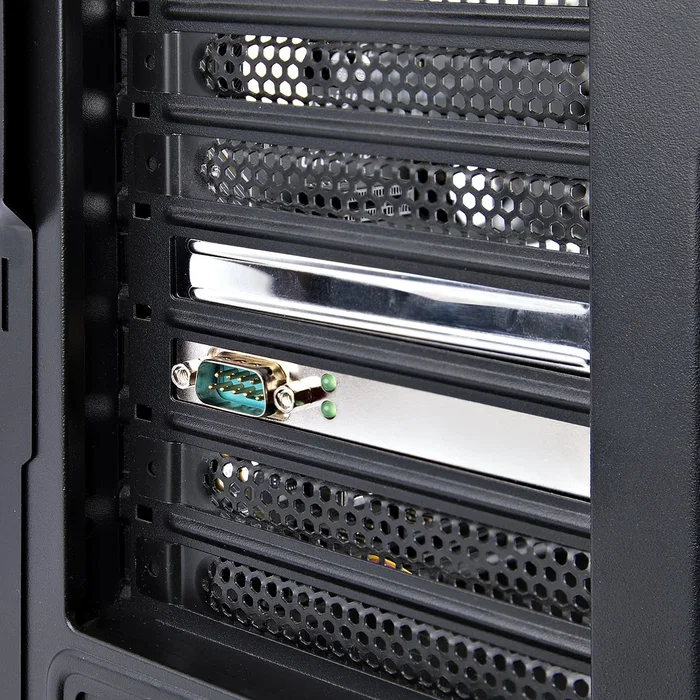 StarTech.com Tarjeta de Puerto Serie PCIe 1x - 1 Puerto RS-232 DB9, UART 16C1050, 921.6 Kbps, Soporte Low Profile, Chipset ASIX AX99100, Compatible con Windows y Linux