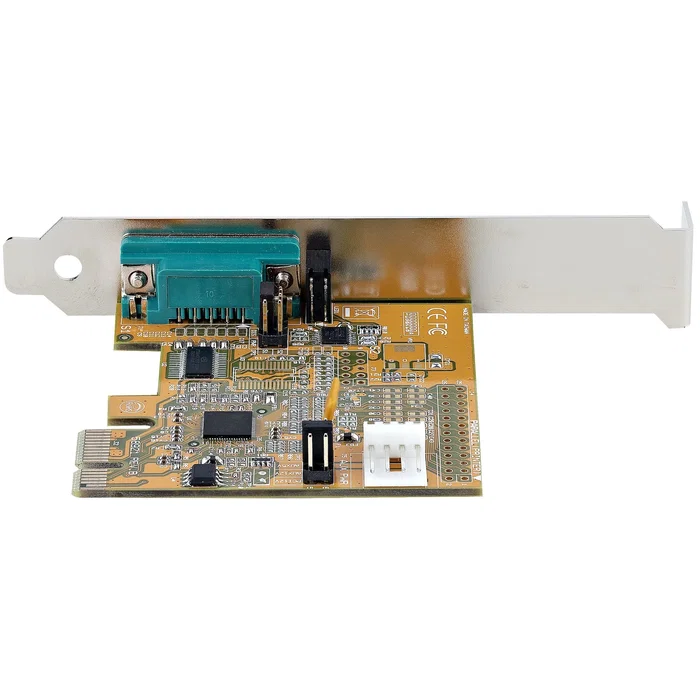 StarTech.com Tarjeta de Puerto Serie PCIe 1x - 1 Puerto RS-232 DB9, UART 16C1050, 921.6 Kbps, Soporte Low Profile, Chipset ASIX AX99100, Compatible con Windows y Linux
