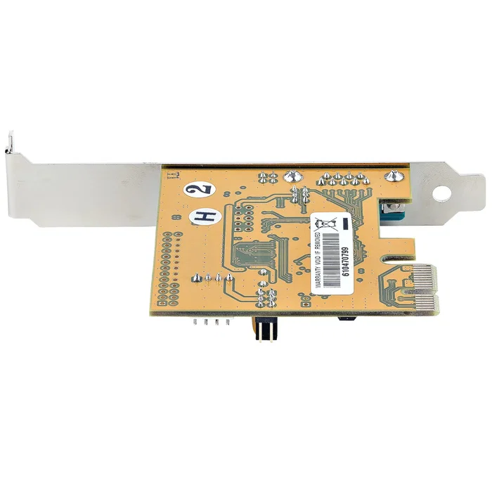 StarTech.com Tarjeta de Puerto Serie PCIe 1x - 1 Puerto RS-232 DB9, UART 16C1050, 921.6 Kbps, Soporte Low Profile, Chipset ASIX AX99100, Compatible con Windows y Linux