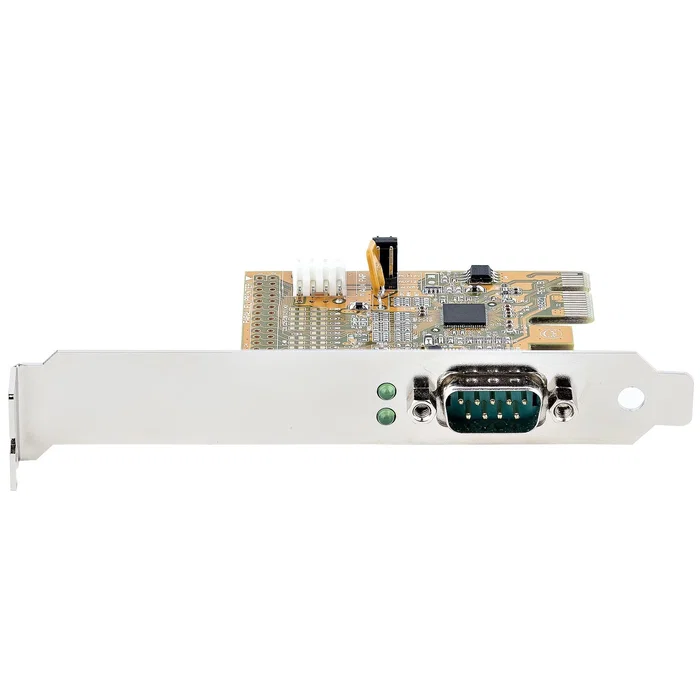 StarTech.com Tarjeta de Puerto Serie PCIe 1x - 1 Puerto RS-232 DB9, UART 16C1050, 921.6 Kbps, Soporte Low Profile, Chipset ASIX AX99100, Compatible con Windows y Linux