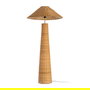Lámpara Suelo Natural Ratán Iluminación 70 X 70 X 147 cm