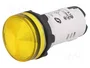 SCHNEIDER ELECTRIC Lámpara de control Harmony XB7, LED, amarillo, 24V