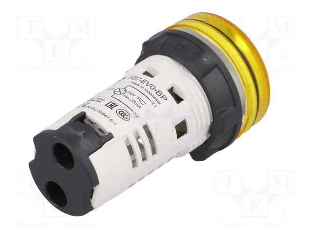 SCHNEIDER ELECTRIC Lámpara de control Harmony XB7, LED, amarillo, 24V SCHNEIDER ELECTRIC Lámpara de control Harmony XB7, LED, amarillo, 24V