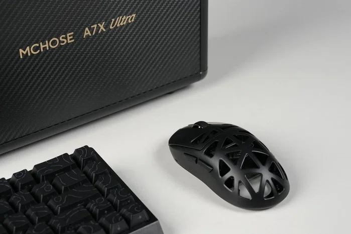 Mchose MC-A7X-2 Ratón Gaming Láser Negro Inalámbrico Bluetooth 2.4GHz USB-C 42000DPI 6 Botones Mchose MC-A7X-2 Ratón Gaming Láser Negro Inalámbrico Bluetooth 2.4GHz USB-C 42000DPI 6 Botones