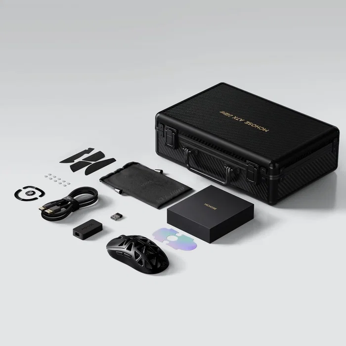 Mchose MC-A7X-2 Ratón Gaming Láser Negro Inalámbrico Bluetooth 2.4GHz USB-C 42000DPI 6 Botones Mchose MC-A7X-2 Ratón Gaming Láser Negro Inalámbrico Bluetooth 2.4GHz USB-C 42000DPI 6 Botones