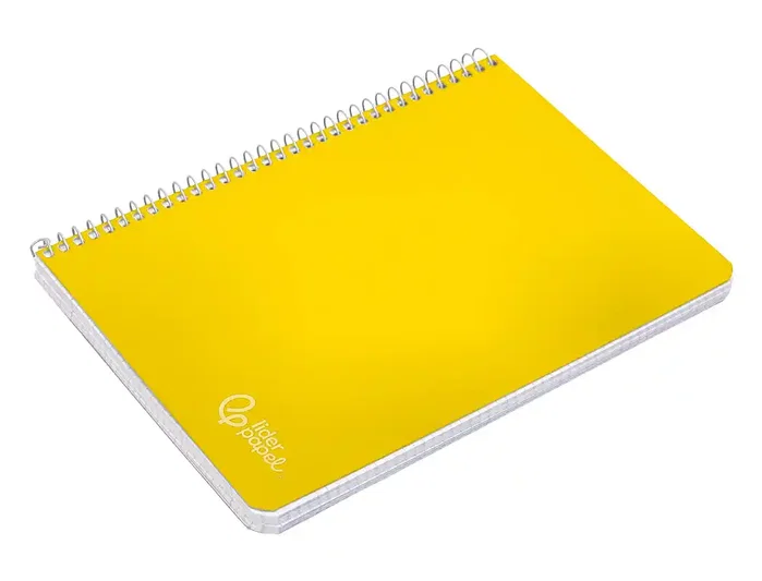 Liderpapel Cuaderno Espiral Witty A4 Tapa Dura Amarillo