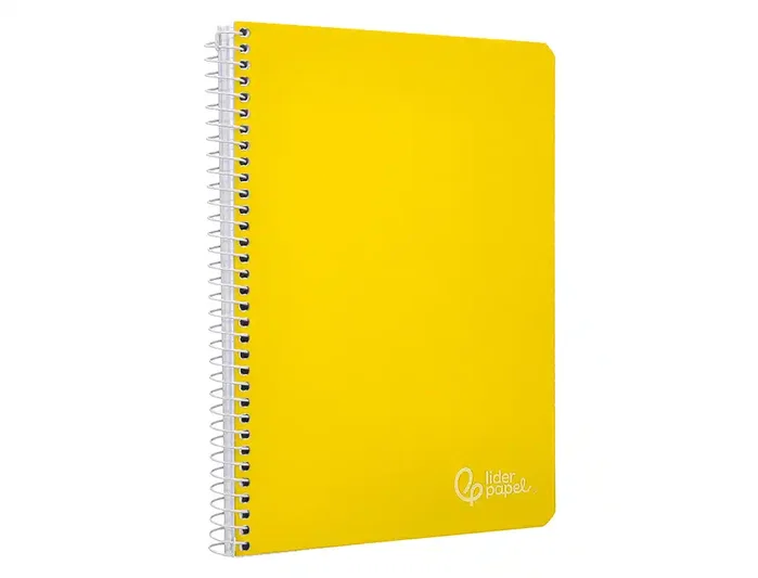 Liderpapel Cuaderno Espiral Witty A4 Tapa Dura Amarillo