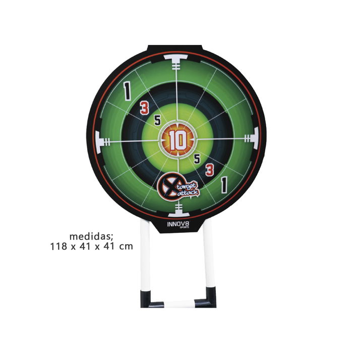 Tachan Set de Arco y Flechas con Diana y Ventosas para Niños +3 Años, Juego de Puntería y Coordinación