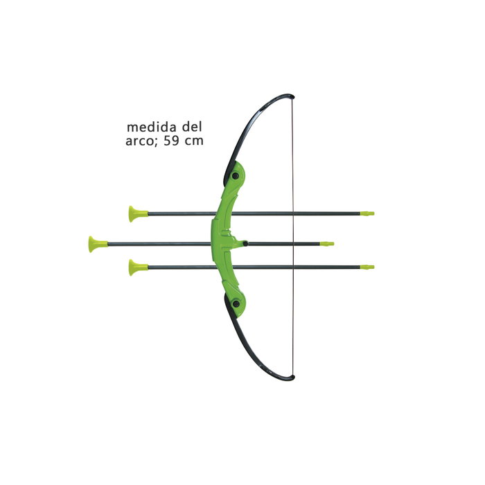 Tachan Set de Arco y Flechas con Diana y Ventosas para Niños +3 Años, Juego de Puntería y Coordinación