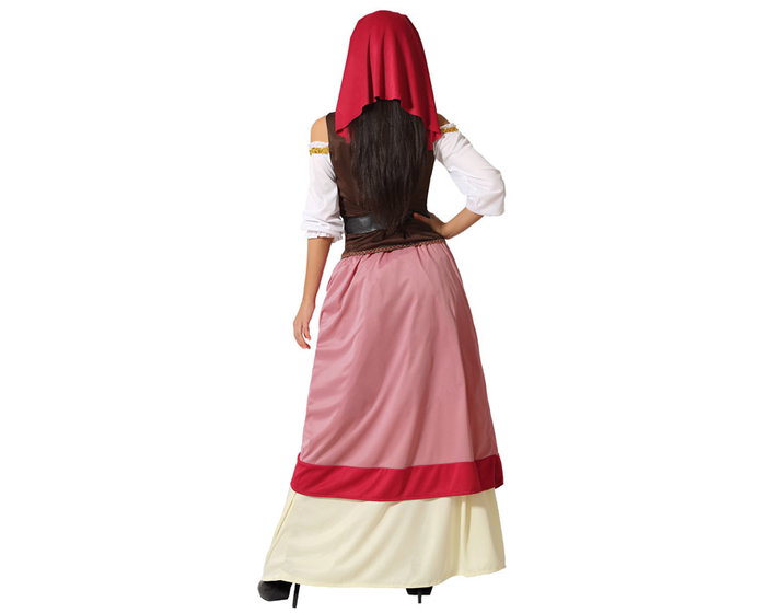 Atosa Disfraz Mesonera Mujer Adulto Rojo