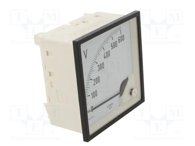 LUMEL Voltímetro Analógico para Panel MA19 0÷600V DC