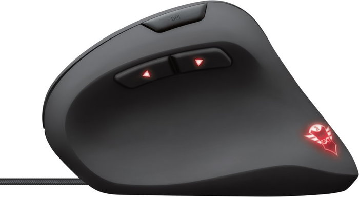 Trust GXT 144 Rexx Vertical Ratón Gaming Óptico 10000 DPI Programable Retroiluminado