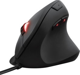 Trust GXT 144 Rexx Vertical Ratón Gaming Óptico 10000 DPI Programable Retroiluminado