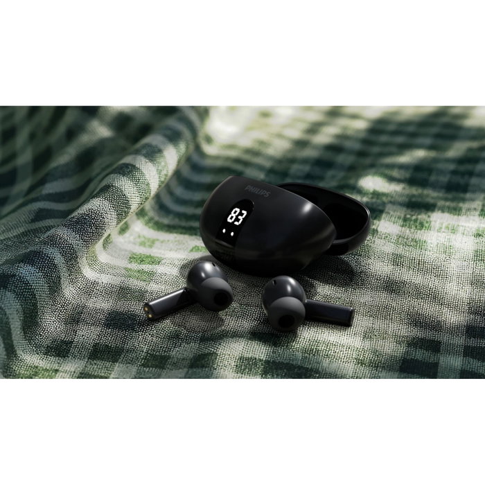 Philips TAT2520BK/00 Auriculares TWS con Cancelación de Ruido Negro Philips TAT2520BK/00 Auriculares TWS con Cancelación de Ruido Negro