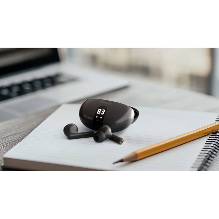 Philips TAT2520BK/00 Auriculares TWS con Cancelación de Ruido Negro Philips TAT2520BK/00 Auriculares TWS con Cancelación de Ruido Negro