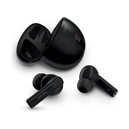 Philips TAT2520BK/00 Auriculares Inalámbricos con Cancelación de Ruido Activa, IPX4, Negro
