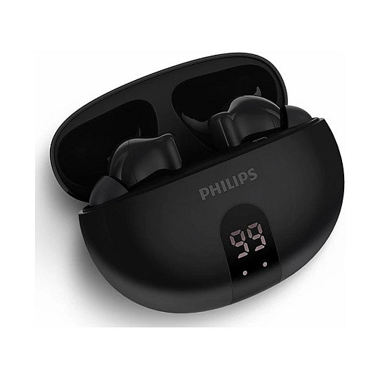 Auriculares Inalámbricos con Estuche de Carga Philips TAT2520BK/00 Negro
