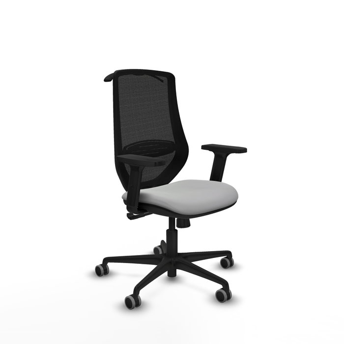 PIQUERAS Y CRESPO Silla de oficina Mardos Gris claro y Negro PIQUERAS Y CRESPO Silla de oficina Mardos Gris claro y Negro