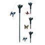 Ipae Progarden Estaca Solar Mariposa Jardín Movimiento Colores Surtidos 8x38 cm