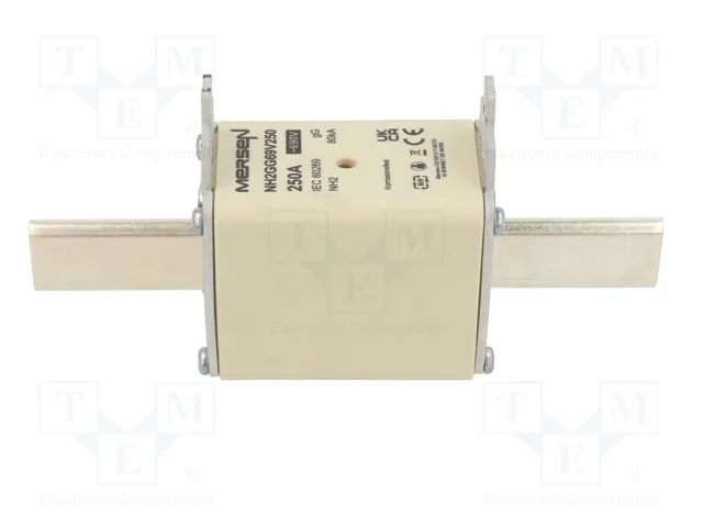 MERSEN Fusible NH2 de Cartucho Cerámico 250A 690VAC MERSEN Fusible NH2 de Cartucho Cerámico 250A 690VAC