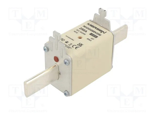MERSEN Fusible NH2 de Cartucho Cerámico 250A 690VAC MERSEN Fusible NH2 de Cartucho Cerámico 250A 690VAC