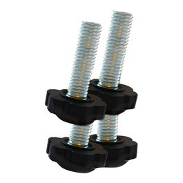Edm Nivelador pomo modelo NV08 en ABS negro M8 ø25 x 38 mm
