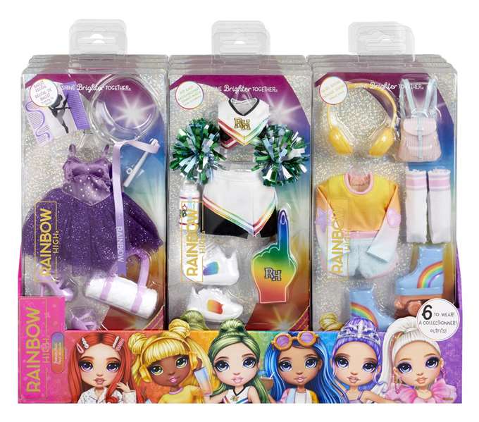 Pack ropa de moda con accesorios rainbow high fashion - modelos surtidos Pack ropa de moda con accesorios rainbow high fashion - modelos surtidos