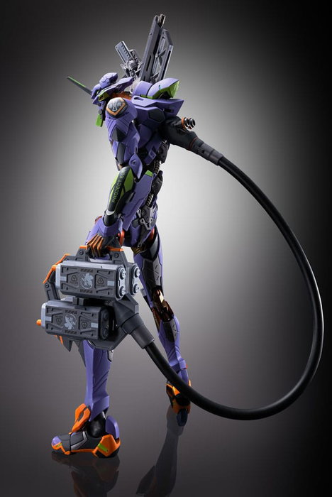 Bandai Tamashii Nations Neon Genesis Evangelion Figura Diecast Metal Build Eva Test Type-00/00 30th con la Lanza de Longinus, 22 cm