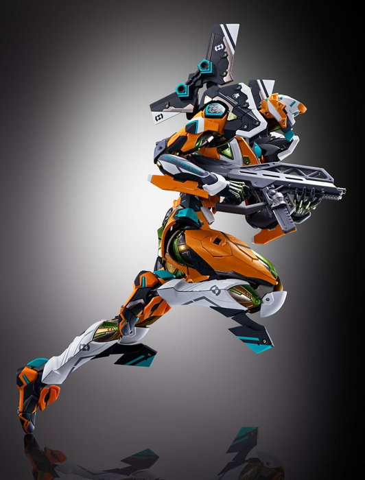 Bandai Tamashii Nations Neon Genesis Evangelion Figura Diecast Metal Build Eva Test Type-00/00 30th con la Lanza de Longinus, 22 cm