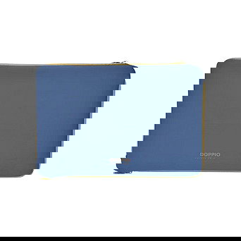 Tucano Funda Doppio Neopren con Compartimento para MacBook Pro 14" y Tableta, Azul, BFDOP1314-B, Hecha con Materiales Reciclados