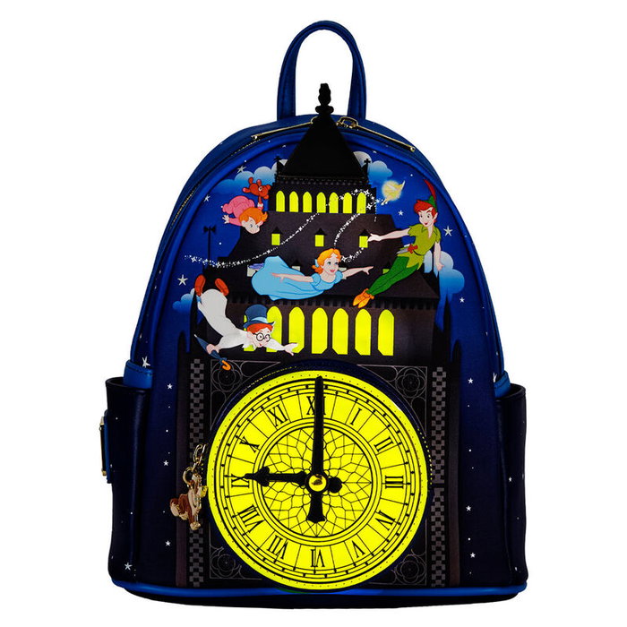 LOUNGEFLY Mochila Reloj Peter Pan Disney 26cm LOUNGEFLY Mochila Reloj Peter Pan Disney 26cm
