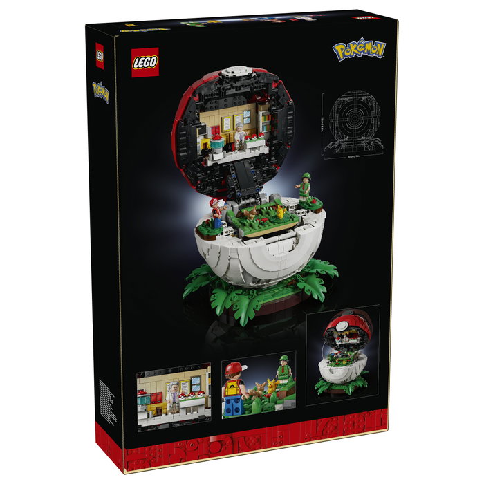 LEGO 72154 Pokémon Poké Ball con Momentos Icónicos de Entrenadores