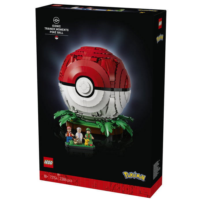 LEGO 72154 Pokémon Poké Ball con Momentos Icónicos de Entrenadores