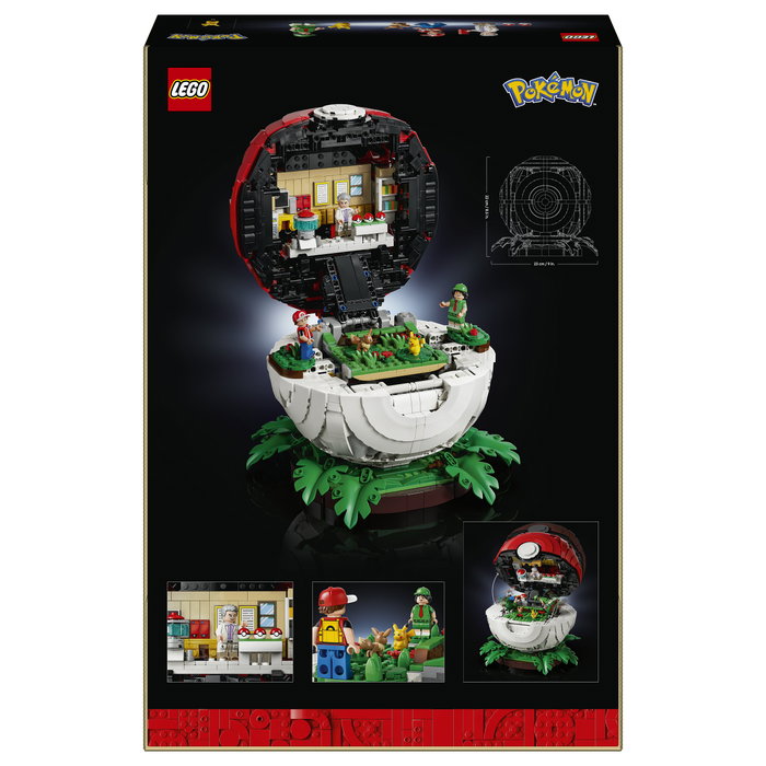 LEGO 72154 Pokémon Poké Ball con Momentos Icónicos de Entrenadores