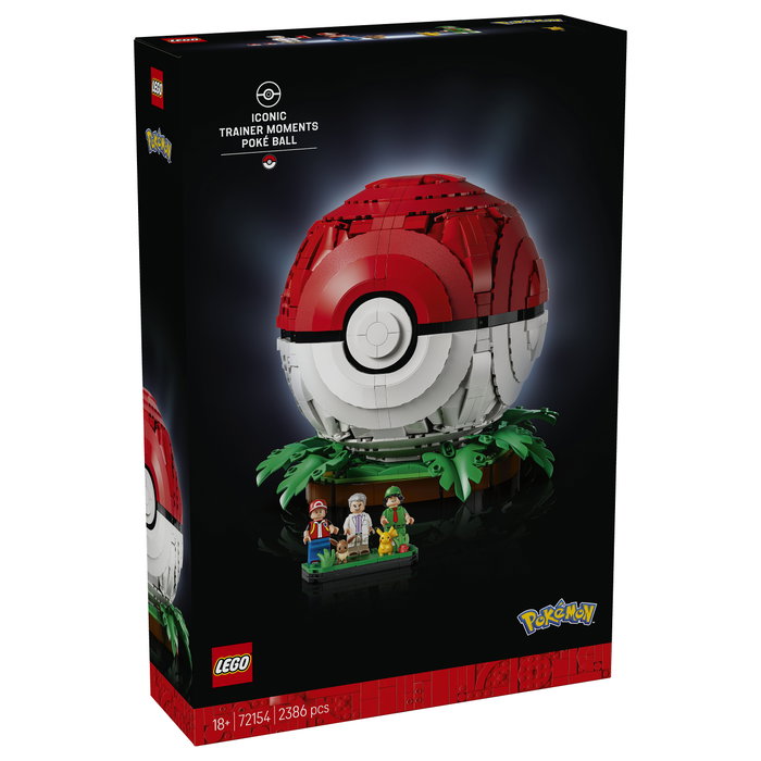 LEGO 72154 Pokémon Poké Ball con Momentos Icónicos de Entrenadores