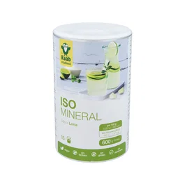 Raab Vitalfood Iso-Mineral Sabor Lima 600Gr Bebida Isotónica Energética Electrolitos Apto Veganos