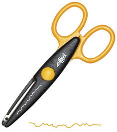 Tijeras Faibo Dentada 13 Cm Naranja (Set de 10)